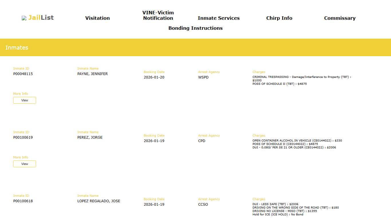 Cherokee County | Inmate Search